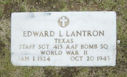 Edward L Lantron's Grave site in Borger, Tx.