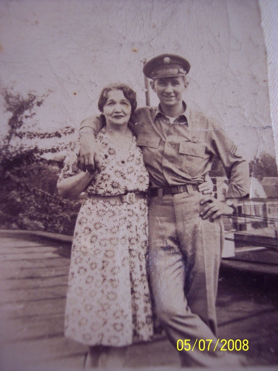 James ('Jim')  Parker and his Mom 1943