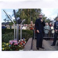 Steve Surdez addressing attandees Memorial Day De Bilt 2003