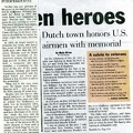 Bemidji, Mi, USA  Paper article on the Randel-sisters' visit to De Bilt, Holland