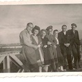 Left: Couples Coppin and fiancee and  Bousmanne  1945