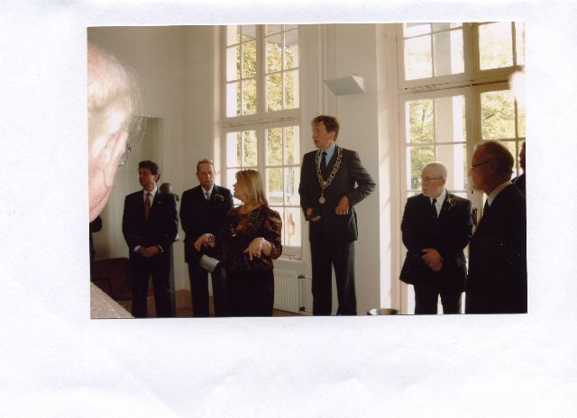 Oct. 20-2003: Mayor of De Bilt welcoming attendees in the Townhall